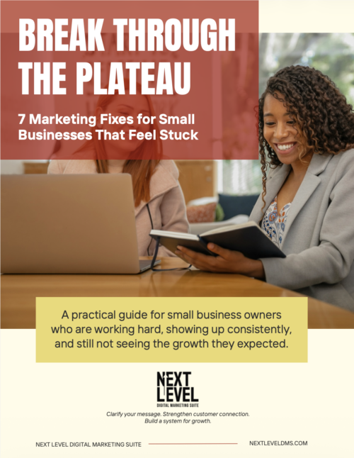 Break through the plateau guide cover page