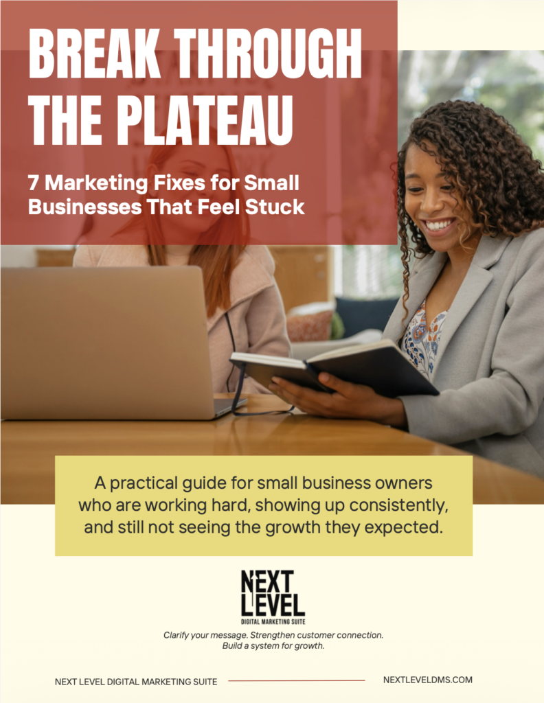 Break through the plateau guide cover page