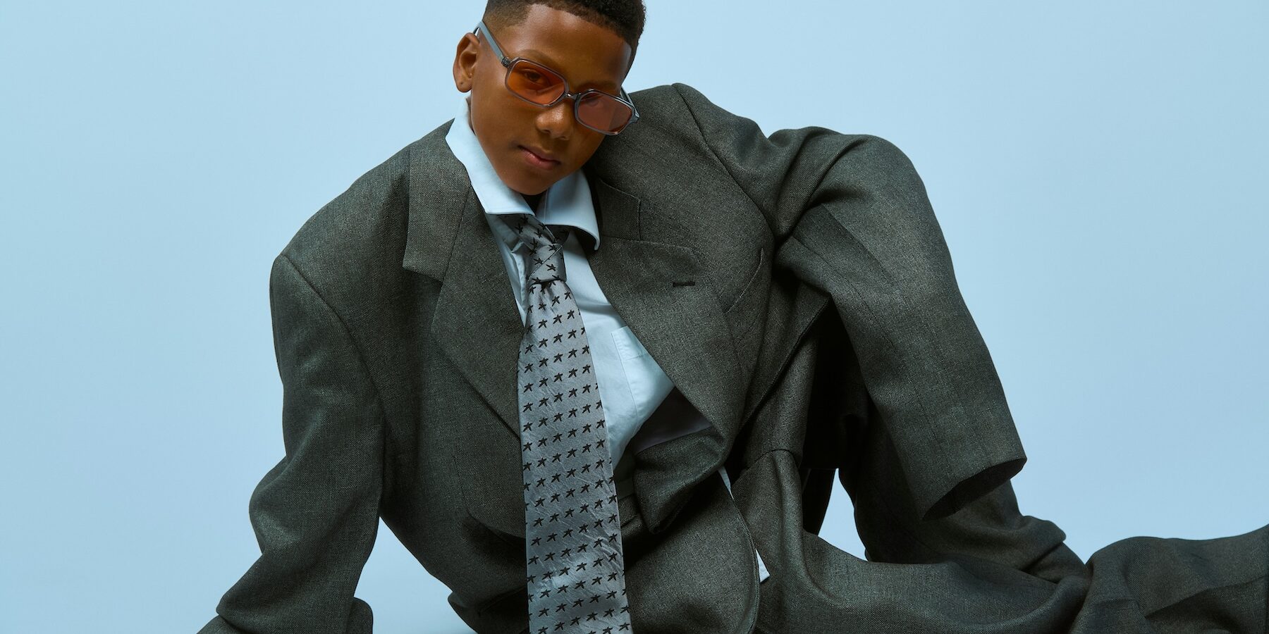 kid in a suit