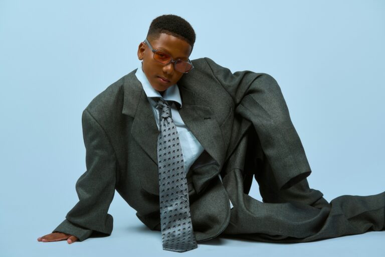 kid in a suit